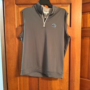 Peter Millar Charcoal Quarter-Zip Pullover